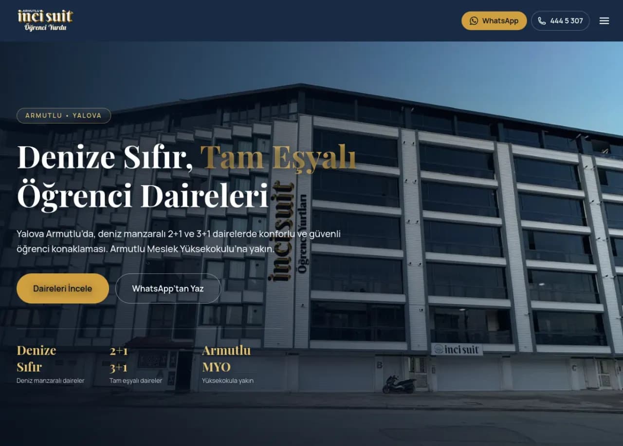 Öğrenci Yurdu Armutlu