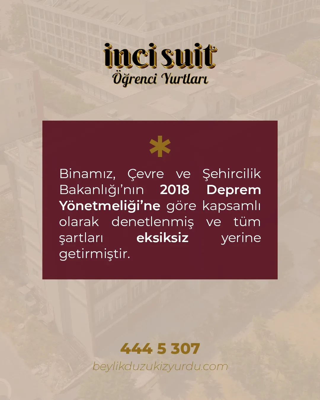İnci Suit Öğrenci Yurtları — Kampanya 3