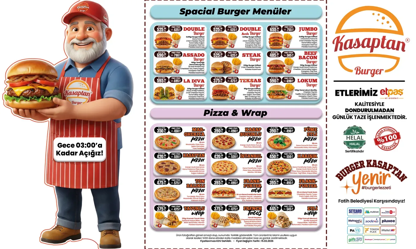 Kasaptan Burger — El Afişi (Baskı) 1