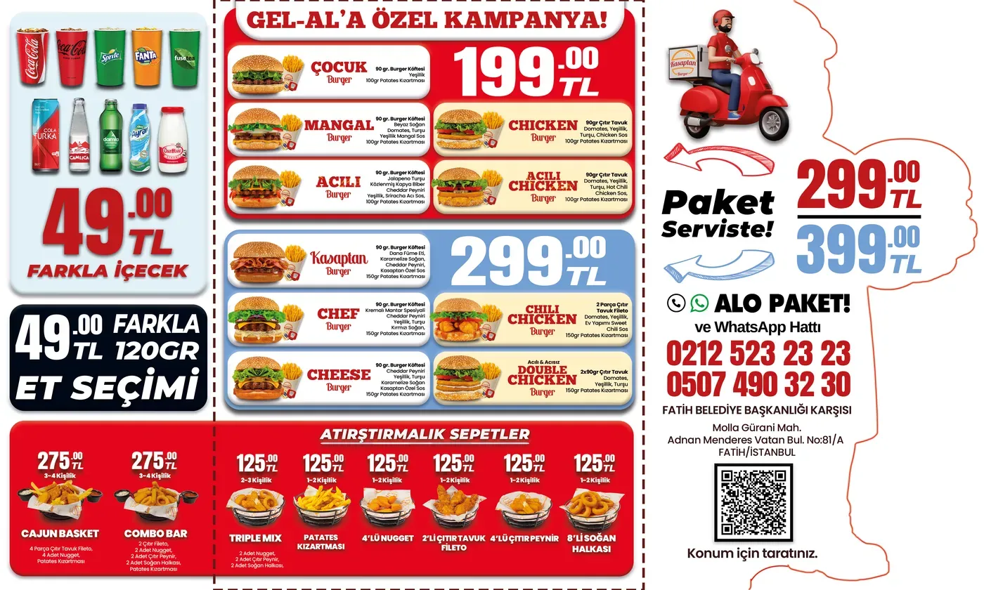 Kasaptan Burger — El Afişi (Baskı) 2