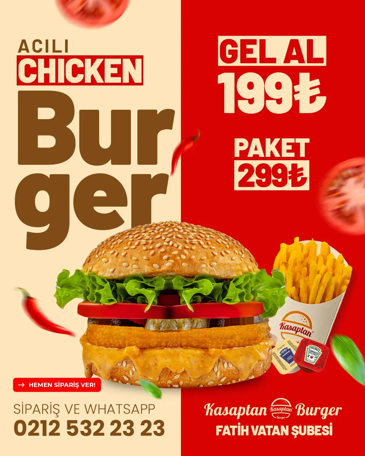 Kasaptan Burger — Ürün Görselleri 2