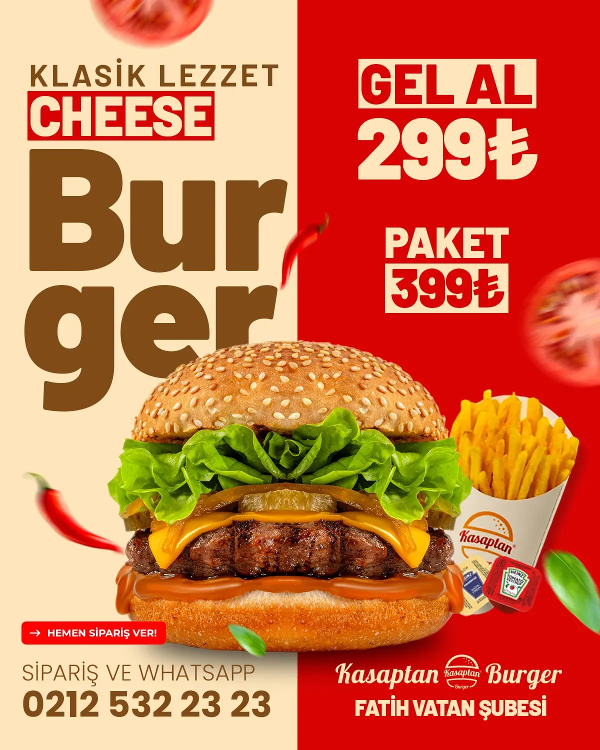 Kasaptan Burger — Ürün Görselleri 3