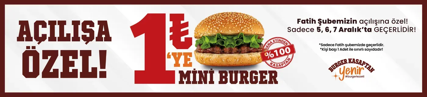 Kasaptan Burger — Reklam Panosu 3
