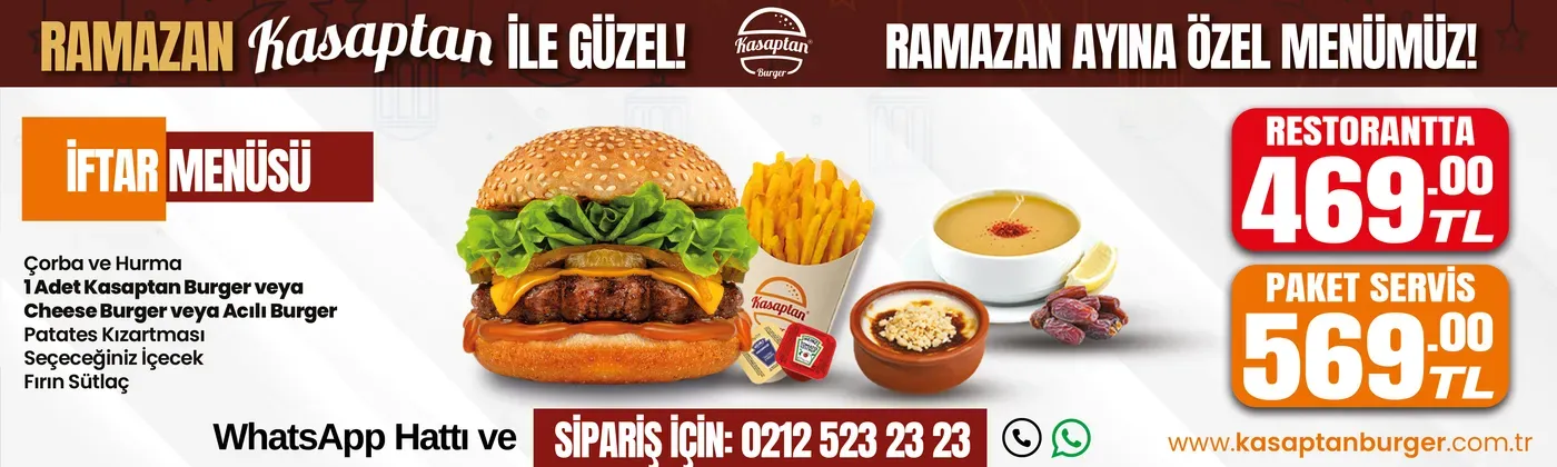 Kasaptan Burger — Reklam Panosu 4